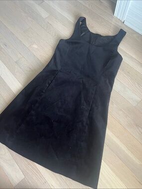 Theory Black Sleeveless Mini Dress